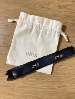 DIOR ミニ巾着&リボン