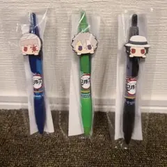 鬼滅の刃 ラバーマスコット付 ボールペン 3本セット