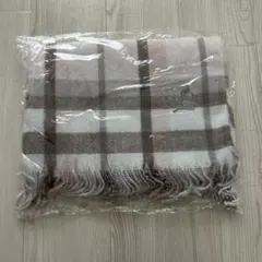 チェック柄　マフラー