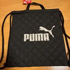PUMA キルティング ナップザック ブラックのサムネイル