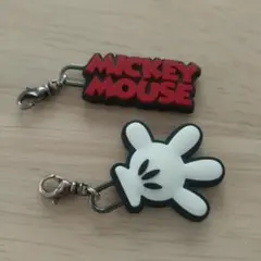 ミッキーマウス チャーム 2個セット