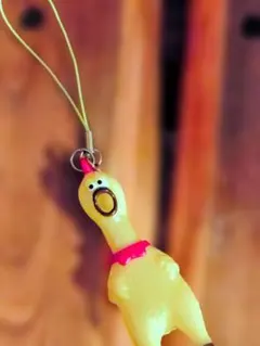 FunnyScreaming Chicken Mini Mascot Strap