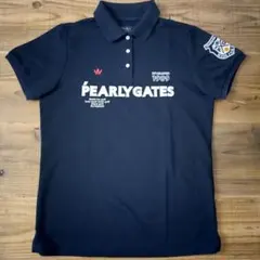 PEARLY GATES 濃紺 半袖ポロシャツ サイズ2