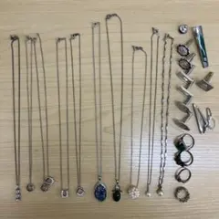 軽*剛様 925シルバーネックレス・リング・20セット