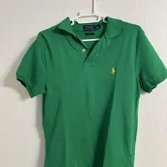 POLO RALPH LAUREN グリーン ポロシャツ　XS