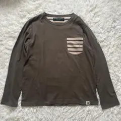 XL⭐︎ハンティングワールド　ロンT カットソー　コットン　カーキのサムネイル