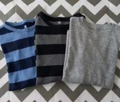 ユニクロ　ロンT　130　３枚セット