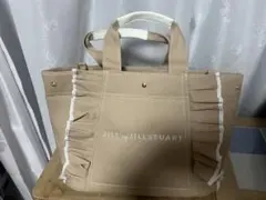 新品未使用 JILLSTUART ショルダー付きフリルトートバッグ
