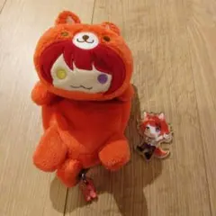 すとぷり　莉犬　ぬいぐるみペンポーチとミニアクリル