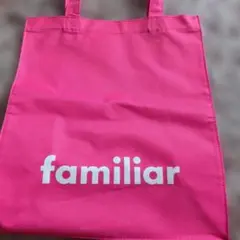 familiar ファミリア トートバッグ ピンクのサムネイル