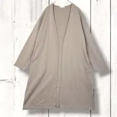 CINEMA CLUB スウェット ロングカーディガン M 綿100% ハニーズ