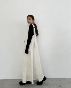TRUNC88 Jacquard Zip Jumper Skirt アイボリー