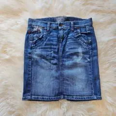 BENETTON デニムミニスカート☆タイトスカート