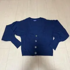 BURBERRY ブルーレーベル カーディガン 38 ネイビー