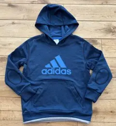 adidas ダークブルーパーカー 130サイズ