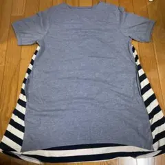 ボーダーチュニックエプロン　最終値下げです