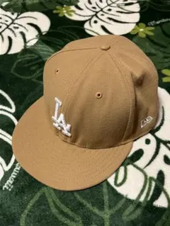 ＮＥＷＥＲＡ　ＬＡ　キャップ ７　７／８　６２.５ｃｍ　ブラウン　ドジャース