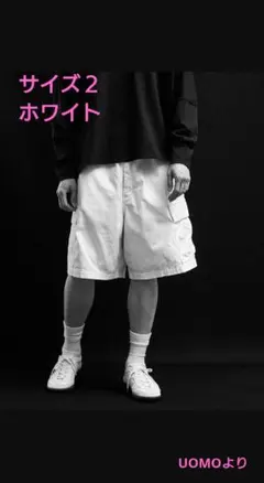 Graphpaper Military Cloth Over Shorts　白のサムネイル