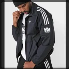 adidas Originalsトラックジャケット ナイロンジャケット M 黒のサムネイル