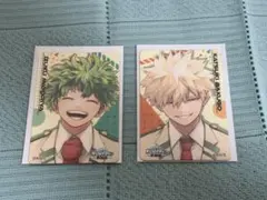 ヒロアカ展 マグネットステッカー 原画展 爆豪 緑谷