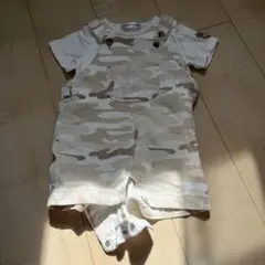 BEBE カモフラージュ コットンロンパース