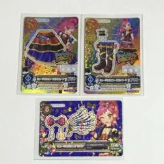 アイカツ！カード 音城セイラ スイングロック ミュージカルスコーピオン 3点