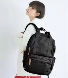 フェリシモ　田中美保さん×ラミプリュス　二階建てリュック 【キーホルダーなし】のサムネイル