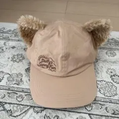 ダッフィー 耳付きキャップ ベージュ Disney公式