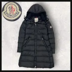 6615【美品・QR確認】モンクレール ワッペンダウンコート TALHOUET
