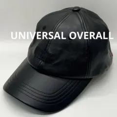 ユニバーサルオーバーオール シンセティックレザー キャップ メンズ