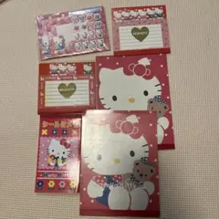 ハローキティ メモ用紙、レターセット 1996年製
