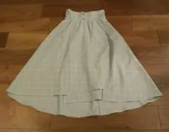 MAJESTIC LEGON 巻きスカート風チェックスカート