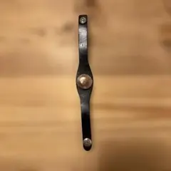 イルビゾンテ コンチョ付き レザーブレスレット ブラック 5442301090