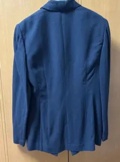 ネイビー テーラードジャケット 3ボタン