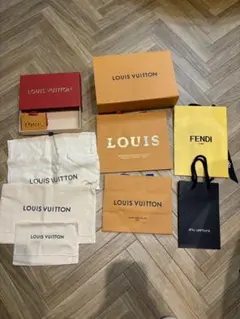 LOUIS VUITTON & FENDI ショップ袋セット