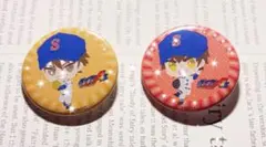 ダイヤのA 沢村栄純 御幸一也 缶バッジ セット