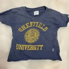 LISTEN HEARTBEAT 半袖Tシャツ ネイビーのサムネイル