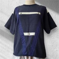 80〜90’s vintage 半袖スウェット アート系デザイン y2k 日本製