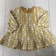 モイモルン　花柄フリルワンピース 90サイズ