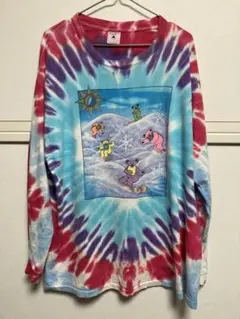 90s   グレイトフルデッド　ヴィンテージバンドロングTシャツ　タイダイ