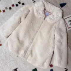 axes femme kids ファーコート 130ホワイト