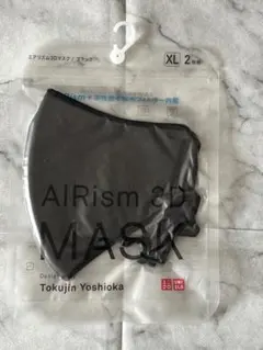 UNIQLO AIRism 3D マスクXL 2枚入り 新品 未開封 メンズ 黒