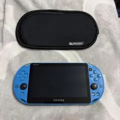 PS Vita 本体PCH-2000 ブルー 本体ケース付SONY 携帯ゲーム機