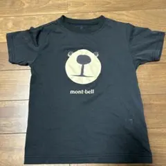 mont-bell クマの顔プリント Tシャツ　130cm