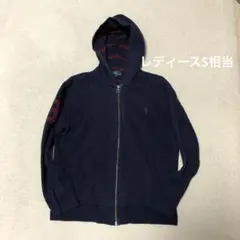 90s Polo By Ralph Lauren ポニー ジップパーカー 紺