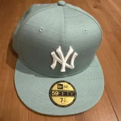 New Era 59FIFTY 水色 キャップ 7 1/4