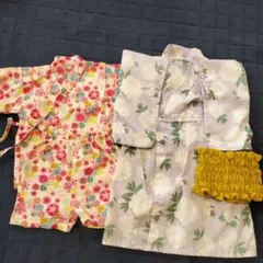 ベビー甚平・浴衣セット90cm