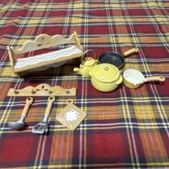【即購入可】 シルバニア キッチングリルセット 廃盤品 レア