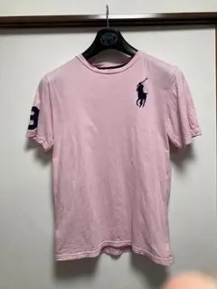 ポロシャツスタイル Tシャツ ピンク