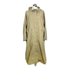 サマンサモスモス　ロングコート　ナイロン　ドルマンスリーブ風　薄手　F